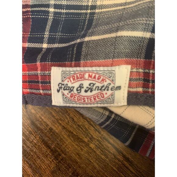 FLAG & ANTHEM Men’s Snap Button Long Sleeve Casual Shirt / Size: Large - Picture 4 of 9